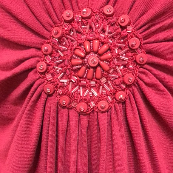 ECI NY Blouse Hot Pink!! PLUS size XXL. - Picture 3 of 8